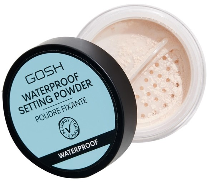 Puder Gosh Waterproof Setting Powder wodoodporny utrwalający 001 Transparent 7 g (5711914151560) - obraz 1