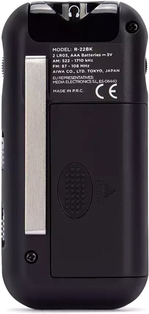 Odbiornik radiowy Aiwa R-22BK Czarny (8435256896930) - obraz 5