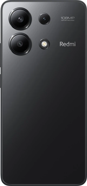 Мобільний телефон Xiaomi Redmi Note 13 4G 6/128GB Midnight Black (6941812759462) - зображення 4