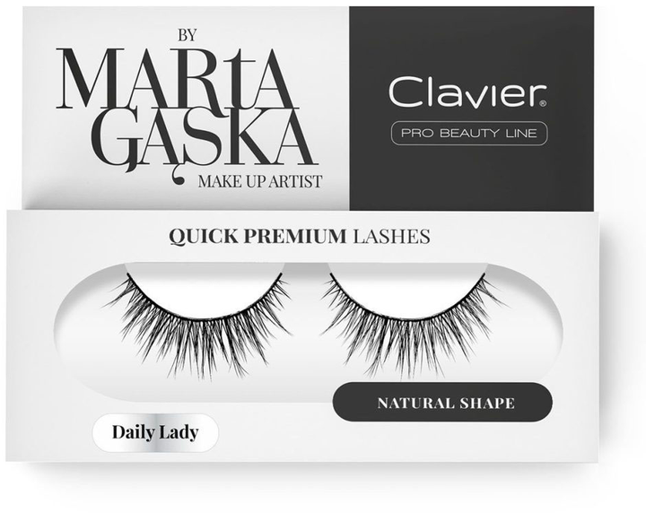 Rzęsy Clavier Quick Premium Lashes na pasku Daily Lady 813 (5907465652629) - obraz 1