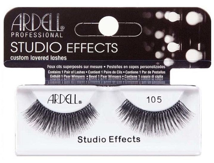 Штучні вії Ardell Studio Effects 105 Black (74764619952) - зображення 1