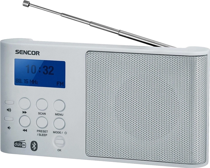 Odbiornik radiowy Sencor SRD 7100 Biały (SRD 7100W) - obraz 1