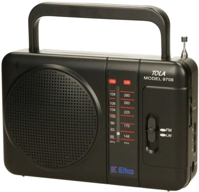 Радіоприймач Eltra Tola 3 Black (5907727026236) - зображення 3