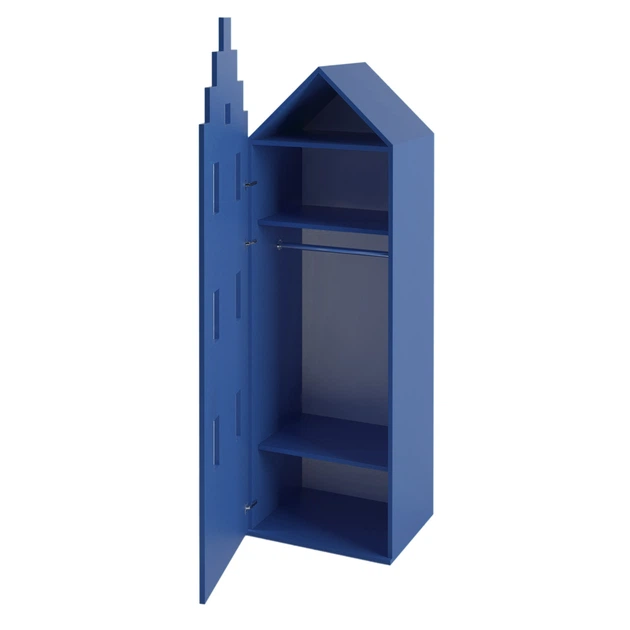 Детский шкаф Амстердам для хранения вещей Little Room Little Room Baby House синий (SIN-44352-4) - Фото 1 Детский шкаф Амстердам для хранения вещей Little Room Little Room Baby House синий (SIN-44352-4) - изображение 1