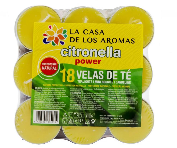 Podgrzewacze La Casa de los Aromas Citronella o zapachu trawy cytrynowej 18 szt (8428390044015) - obraz 1