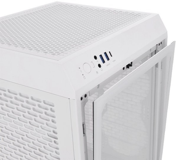 Корпус Thermaltake The Tower 200 Tempered Glass Snow (CA-1X9-00S6WN-00) - зображення 6