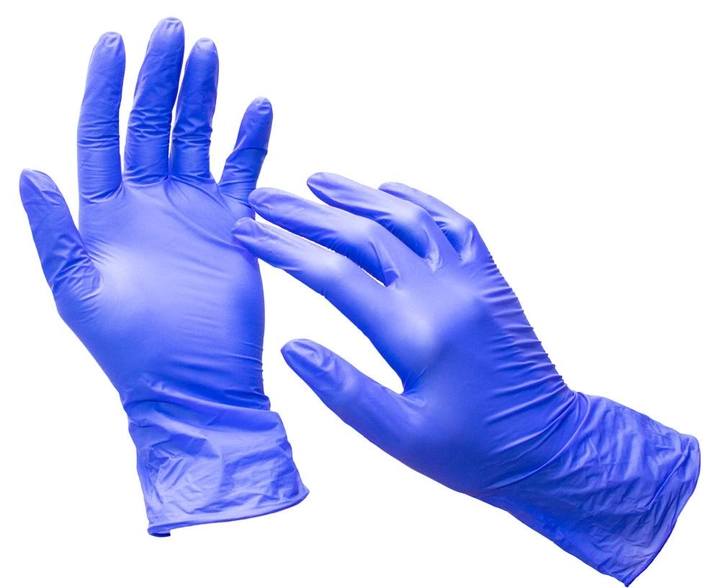 Перчатки нитриловые NITRYLEX синие M 100 шт - изображение 2