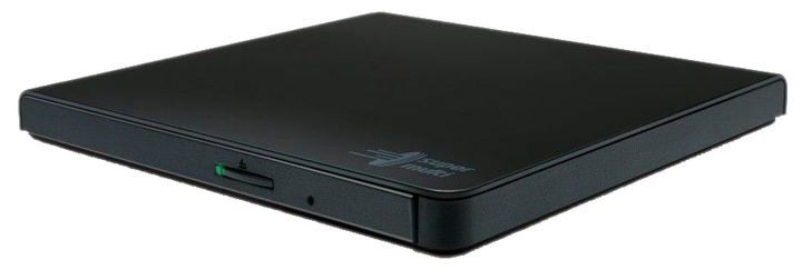 Zewnętrzny napęd optyczny Hitachi-LG Externer DVD-Brenner HLDS GP57EB40 Slim USB Black (GP57EB40.AHLE10B) - obraz 2