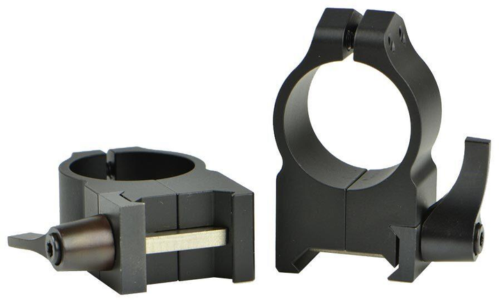 Кольца быстросъемные Warne Maxima Quick Detach Ring. d - 25.4 мм. High. Weaver/Picatinny - изображение 1