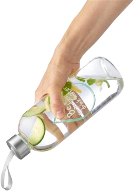 Butelka na wodę Xavax To Go 1000 ml Przezroczysta (181597) (4047443490629) - obraz 4
