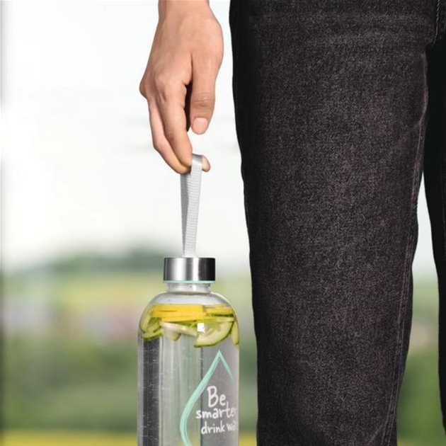 Butelka na wodę Xavax To Go 1000 ml Przezroczysta (181597) (4047443490629) - obraz 8