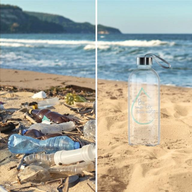 Butelka na wodę Xavax To Go 1000 ml Przezroczysta (181597) (4047443490629) - obraz 10