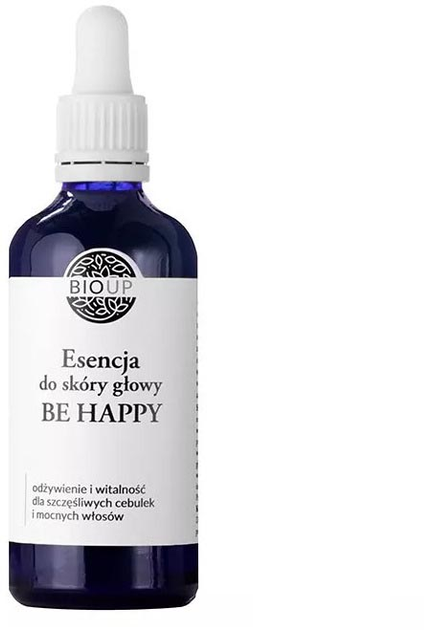 Esencja do skóry głowy Bioup Be Happy odżywczo-rewitalizująca dla szczęśliwych cebulek i mocnych włosów 100 ml (5907642731673) - obraz 1