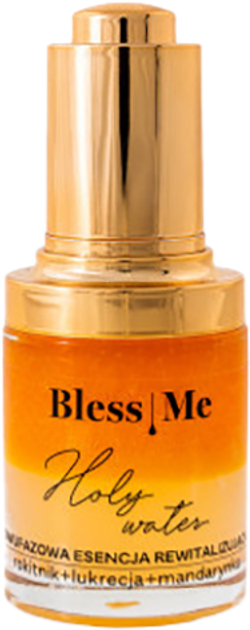 Есенція Bless Me Holy Water Відновлювальна двофазна формула Обліпиха + лакриця + мандарин 30 мл (5905141342000) - зображення 1