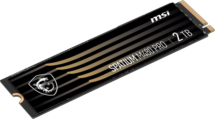 SSD диск MSI Spatium M480 Pro 2TB NVMe M.2 2280 PCIe 4.0 x4 3D NAND TLC (S78-440Q600-P83) - зображення 3