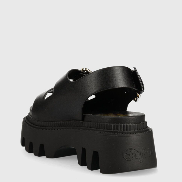 Жіночі сандалі Buffalo Calzature 1602122 38 Чорні (4061516678332) - зображення 1