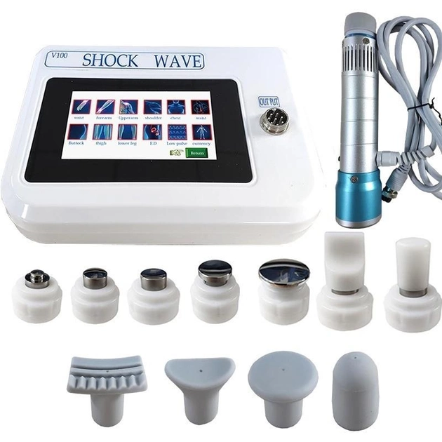 Аппарат ударно-волновой терапии физиотерапевтический аппарат для снятия боли Shock Wave V100 - изображение 2