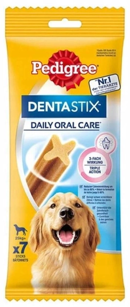 Przysmaki dla psów dużych ras Pedigree Denta Stix Maxi 4 x 7 szt (5998749110027) - obraz 1