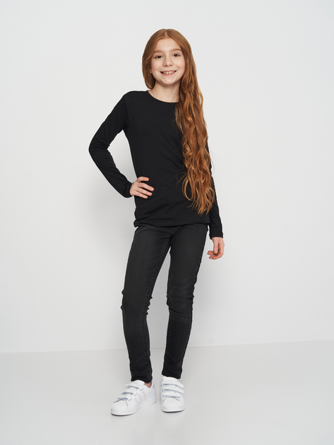 Подростковые джинсы для девочки Levi's 720 High Rise Super Skinny Jeans 4E4691-K8B 170-176 см Черные (3665115023961) 