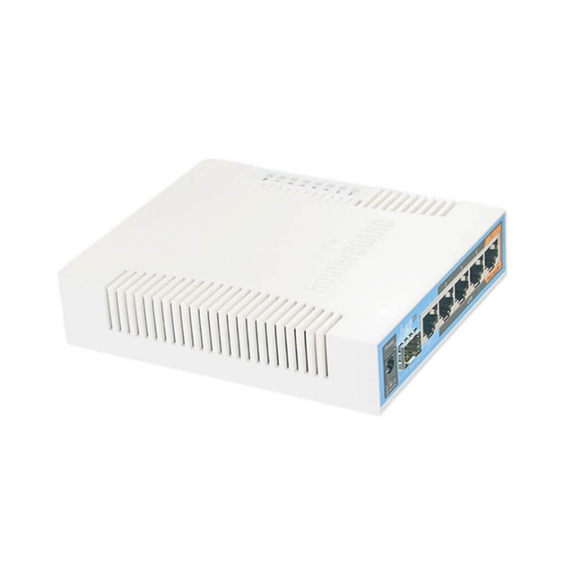 Wi-Fi Роутер Mikrotik hAP AC RB962UiGS-5HacT2HnT (AC, 720MHz/128Mb, 5x10/100/1000 Ethe - зображення 4