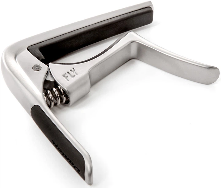 Каподастр для акустической гитары Dunlop 63CSC Trigger Fly Capo Curved - Satin Chrome - изображение 2