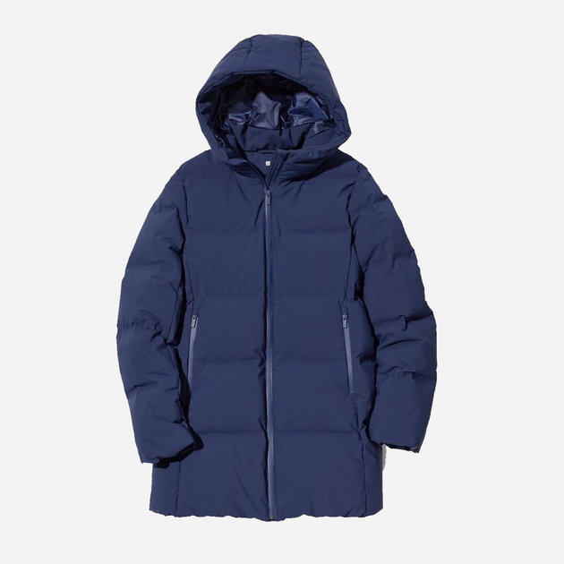 Пуховик демисезонный женский Uniqlo 461579250 M Синий (1159795209) – в ...