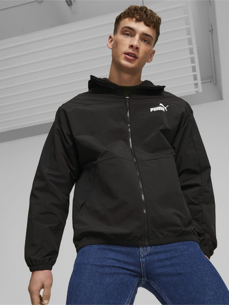 Спортивная ветровка мужская Puma Style Outerwear 67538701 M Черная ...