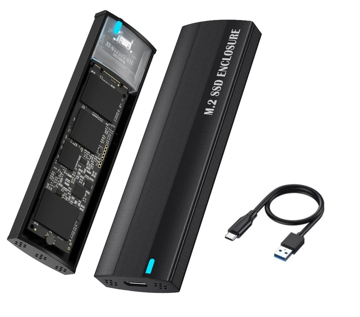 Зовнішня кишеня Deepfox HD2S для NGFF (Sata) M2 SSD USB 3.0 - Фото 5 Зовнішня кишеня Deepfox HD2S для NGFF (Sata) M2 SSD USB 3.0 - зображення 5