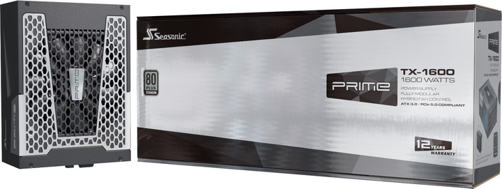 Блок живлення Seasonic Prime TX-1600 ATX 3.0 Titanium 1600 W - зображення 10