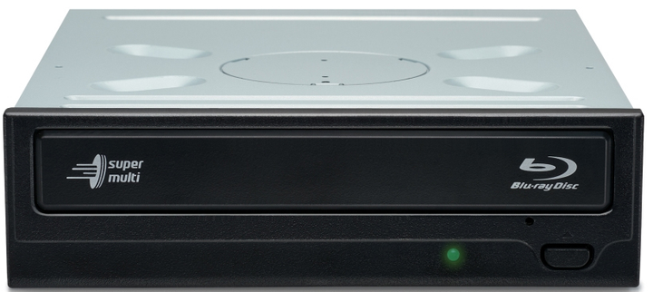 Оптичний привід Hitachi-LG Externer BluRay-Brenner intern HLDS BH16NS55 Black retail (BH16NS55.AHLR10B) - зображення 3