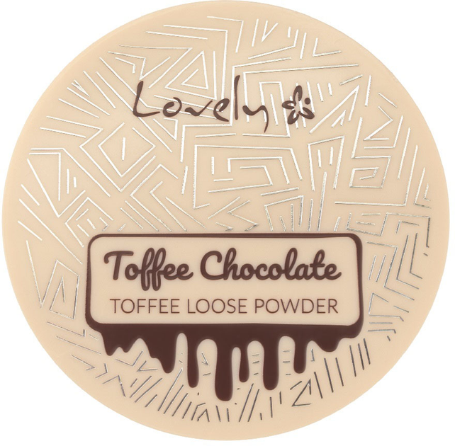 Brązujący puder do twarzy i ciała Lovely Toffe Chocolate Loose Powder z ekstraktem z nasion kakao 8 g (5901801697398) - obraz 1