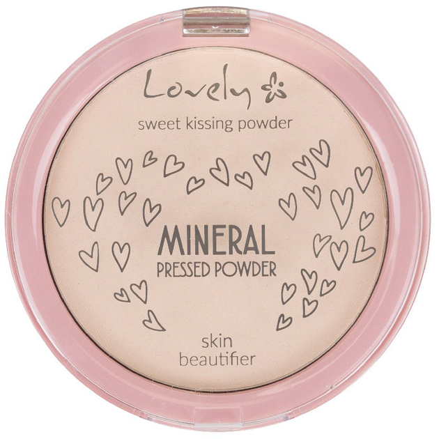 Puder mineralny do twarzy Lovely Mineral Pressed Powder silnie matujący 10 g (5901801697435) - obraz 1