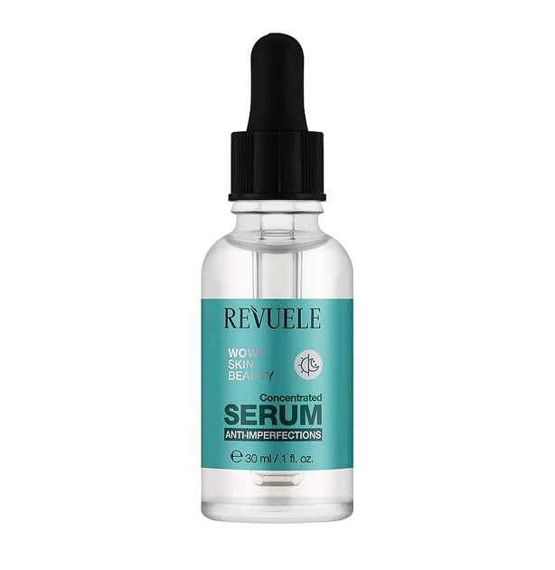Сироватка Revuele проти недоліків та висипань WOW! SKIN BEAUTY 30 мл 5060565107441 - Фото 1 Сироватка Revuele проти недоліків та висипань WOW! SKIN BEAUTY 30 мл 5060565107441 - зображення 1