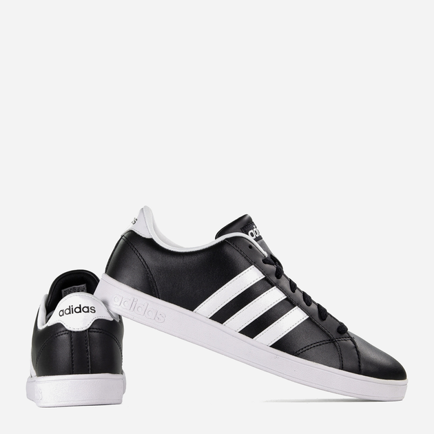 Чоловічі кеди низькі adidas Baseline AW4617 43.5 (UK 9) Чорні (4056565971893) - зображення 3