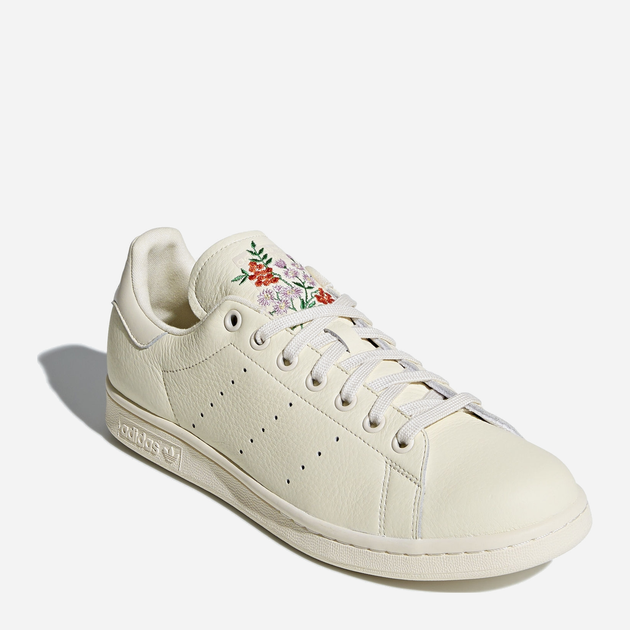 Sneakersy męskie skórzane do kostki adidas Originals Stan Smith CQ2196 43.5 (UK 9) Mleczne (4059322505065) - obraz 3