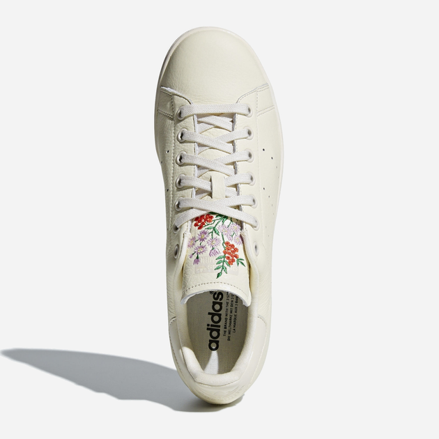Sneakersy męskie skórzane do kostki adidas Originals Stan Smith CQ2196 43.5 (UK 9) Mleczne (4059322505065) - obraz 6