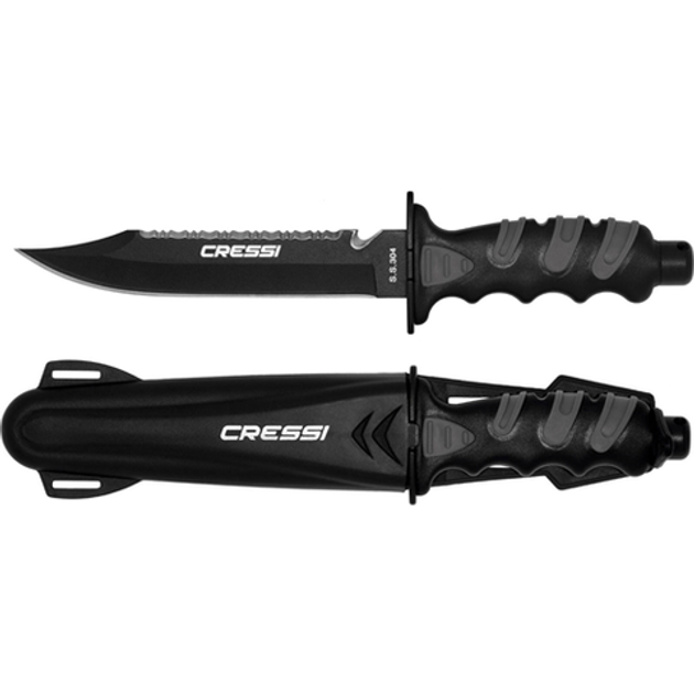 Нож Cressi Sub Giant для подводной охоты дайвинга фридайвинга плавания - изображение 1