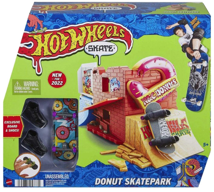 Zestaw do zabawy Hot Wheels Skate Donut Skatepark (0194735057771) - obraz 1