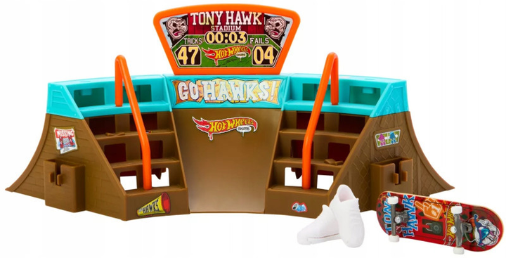 Ігровий набір Hot Wheels Skate Stadion Skatepark (0194735158034) - зображення 3
