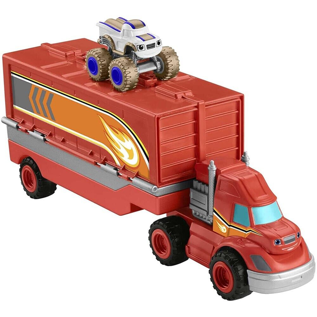 Zestaw do zabawy Fisher-Price Blaze and The Mega Machines Kaskaderska ciężarówka 2 w 1 (0887961968910) - obraz 2