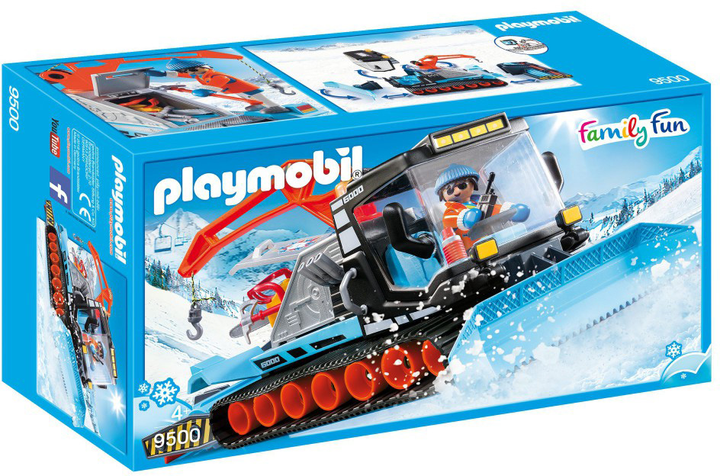 Ігровий набір з фігуркою Playmobil Family Fun Снігоприбиральник 9500 (4008789095008) - зображення 1