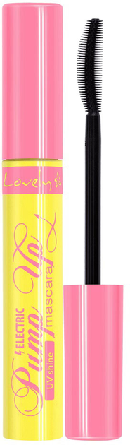 Туш для вій Lovely Electric Pump Up UV Shine Mascara що світиться під ультрафіолетом Black 8 г (5901801670469) - зображення 1