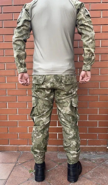 Тактическая военная форма (убакc + брюки) комуфляж оливия , размер XXL - изображение 2