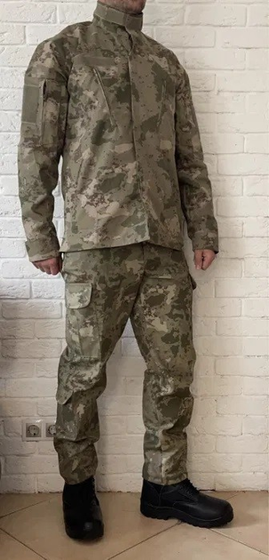Тактична військова форма (військовий кітель, військові тактичні штани, ремінь) комуфляж олівія, розмір XXL - зображення 2