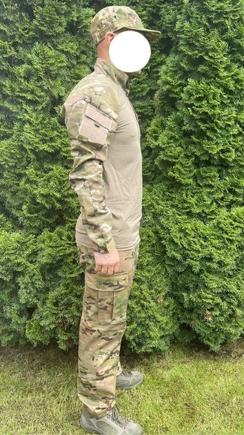 Тактична військова форма убакc + штани + кепка, мультикам, розмір XXL - зображення 2