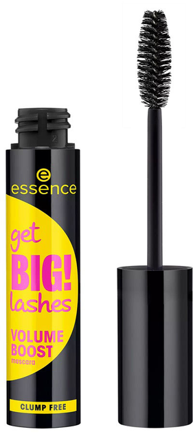 Туш для вій Essence Get Big Lashes Volume Boost для надання об\'єму Black 12 мл (4250338494392) - зображення 1