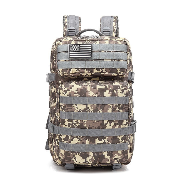 Тактичний рюкзак Armour Tactical B1145 Oxford 900D (з системою MOLLE) 45 л Сірий піксель - зображення 2