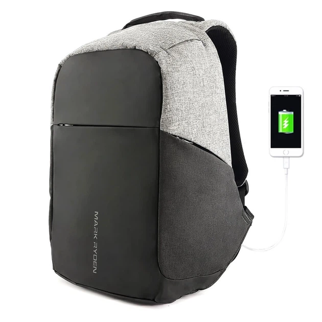 Рюкзак Антивор Mark Ryden Safe MR5815ZS SJ BK для ноутбука 15,6" с USB 18 л Черно-серый (MR5815ZS-SJ11-2592UA) - Фото 1 Рюкзак Антивор Mark Ryden Safe MR5815ZS SJ BK для ноутбука 15,6" с USB 18 л Черно-серый (MR5815ZS-SJ11-2592UA) - изображение 1