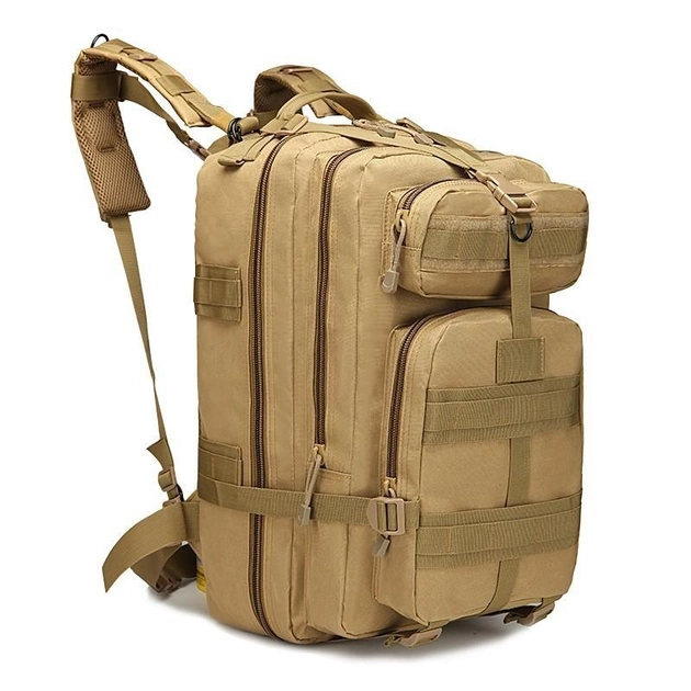 Тактичний штурмовий військовий рюкзак Armour Tactical B45 Oxford 600D (з системою MOLLE) 45 літрів Койот - зображення 1