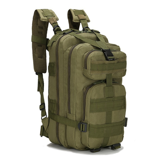 Тактичний штурмовий військовий рюкзак Armour Tactical М25 Oxford 600D (з системою MOLLE) 20-25 літрів Олива - зображення 1